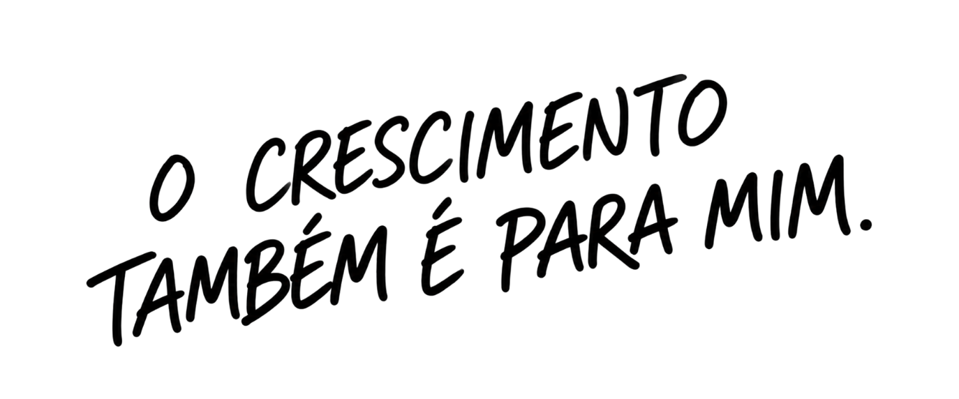 O crescimento também é para ti — slogan da GENTIL